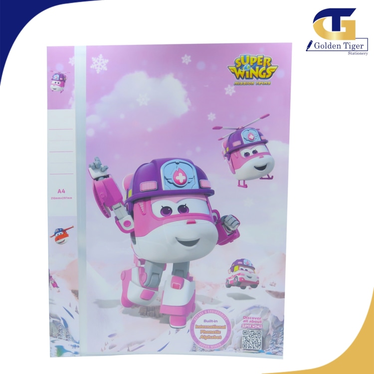 Deli Album File A4 20 sheet(ကာတွန်း super wings) Z 55702