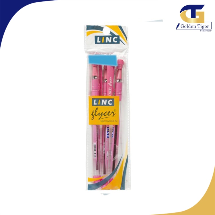 Linc Glycer Ballpen 3pcs Pink