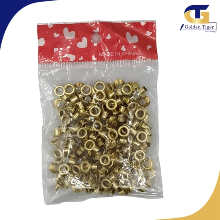 Brass Eyelet Ring (200 Pcs)  ရွေကွင်းသေး