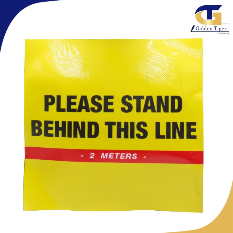 Floor Sticker Safety Social Distancing