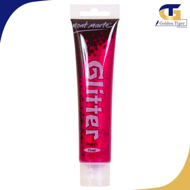 Mont Marte Glitter Paint 75ml Pink