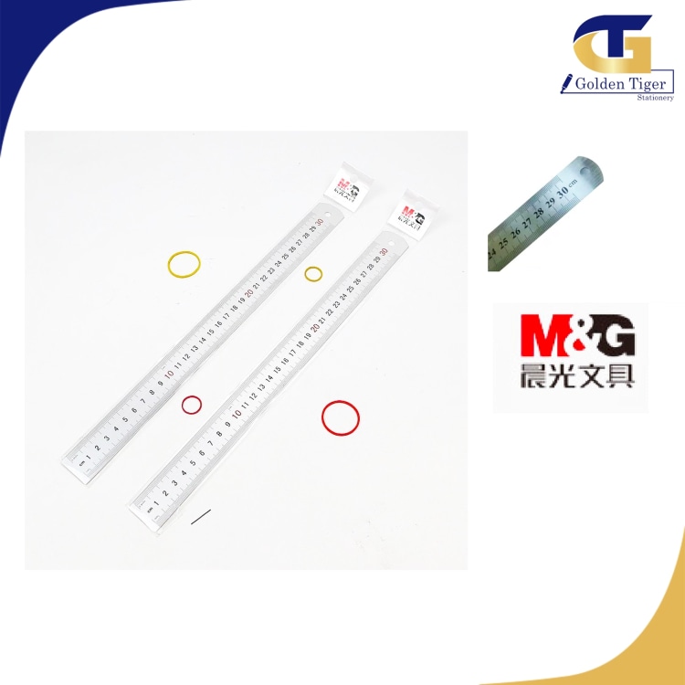 MG Aluminium Ruler 12inch (30cm)