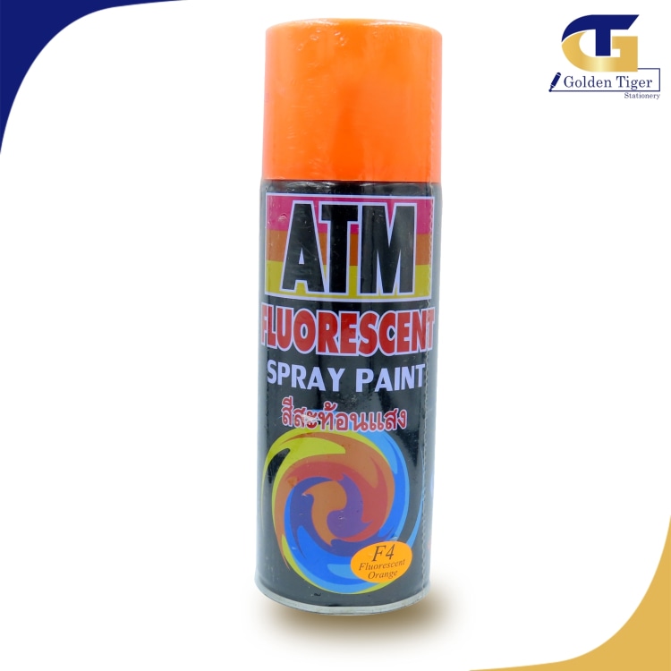 ATM spray Paint FLUORESCENT ORANGE F4