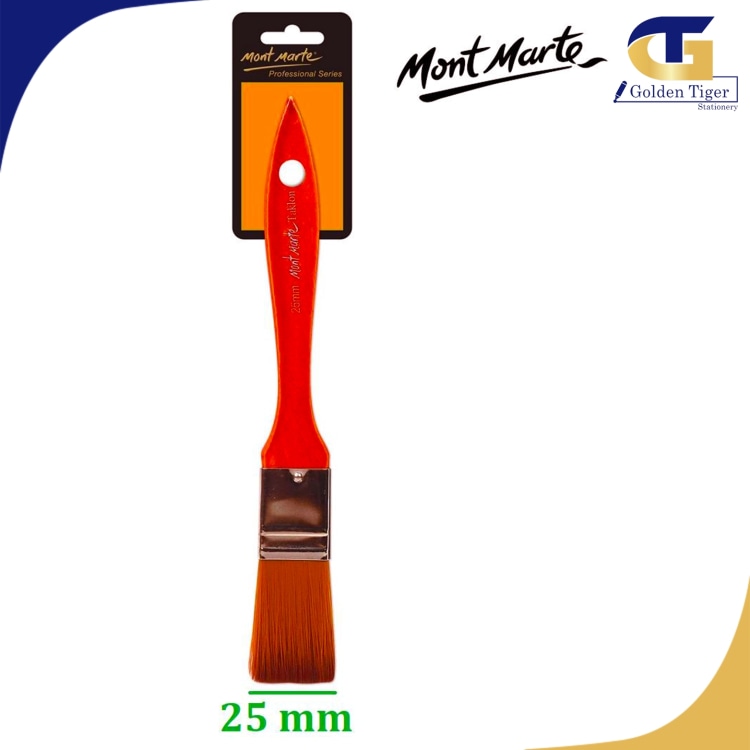 Mont Marte Taklon Brush Flat 25mm MPB0054