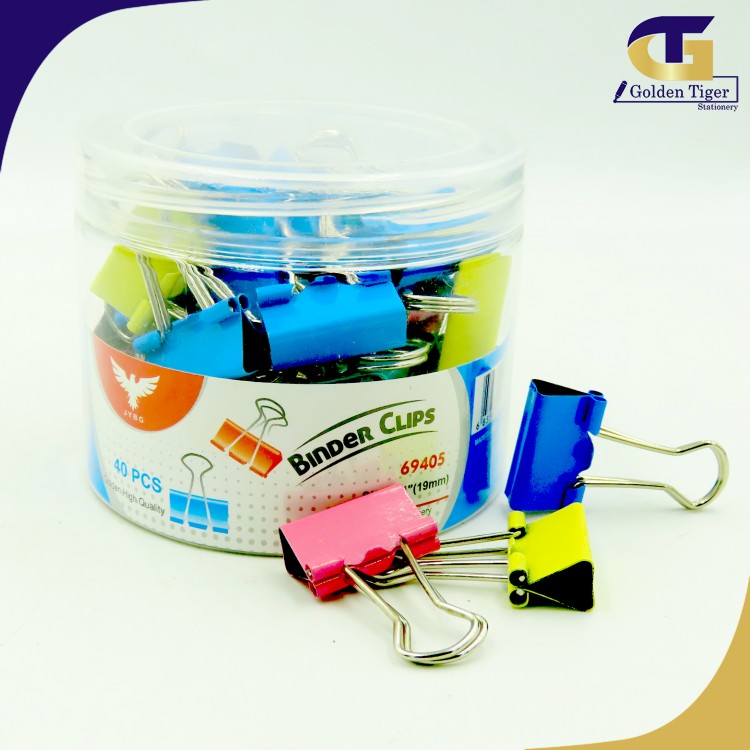 CHINA Binder Clip Color 19mm (40pcs)