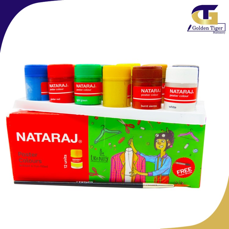 Nataraj Poster Colours 12 color