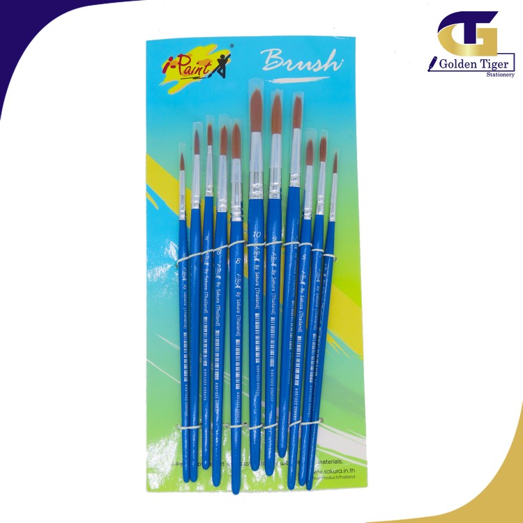 I paint Round Brush Set (11pcs)