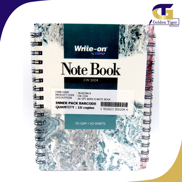 Campap  ring  note book A6 (cw 2204)