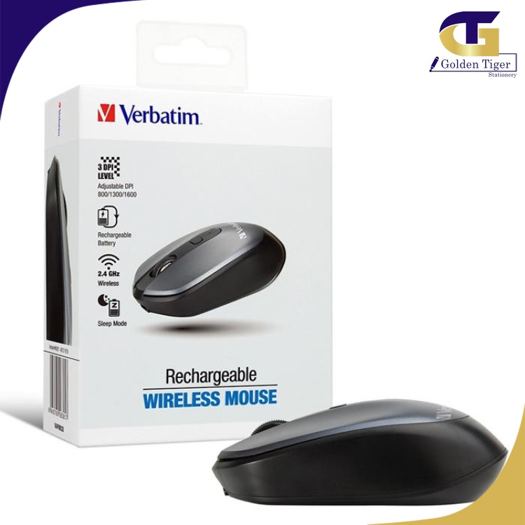 Verbatim Wireless Mouse  Mice Rechargeable (66381)