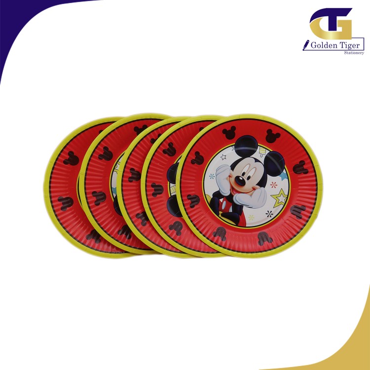 Party Paper Plate Cartoon 10 pcs | Golden Tiger Stationery Store