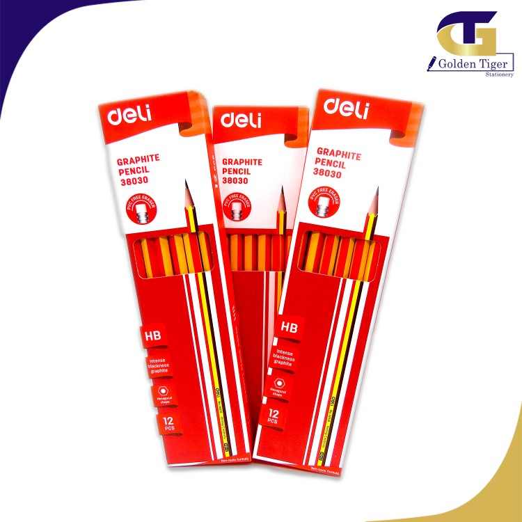 Deli Graphite  Pencil 38030 (HB) 12pcs