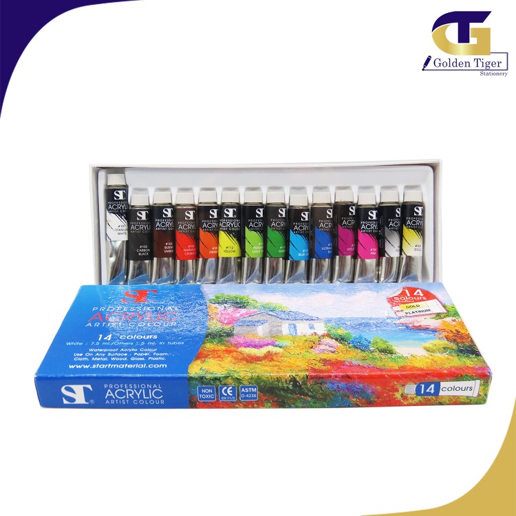 ST Acrylic Paint Set (14 colours)