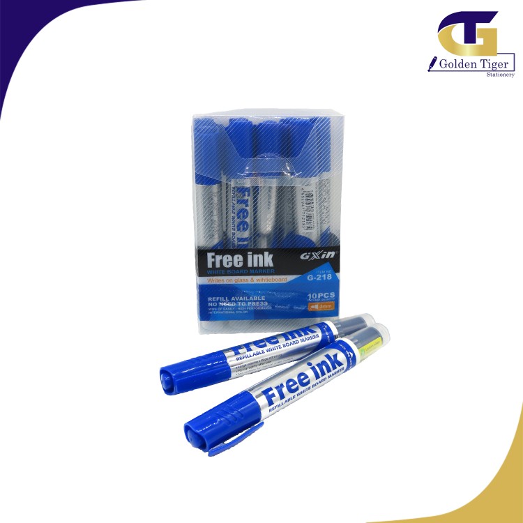 G218 White Board Marker Blue ( 10 pcs / Box )