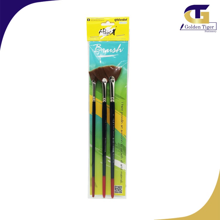 I Paint Fan Brush Set  3pcs(2,4,6)