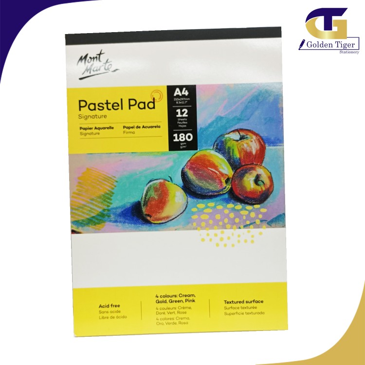 Mont Mart Pastel Pad 180g 4 color  A4