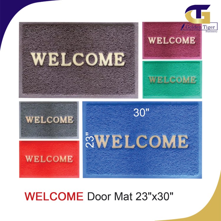 Door Mat  Welcome 23"x30"