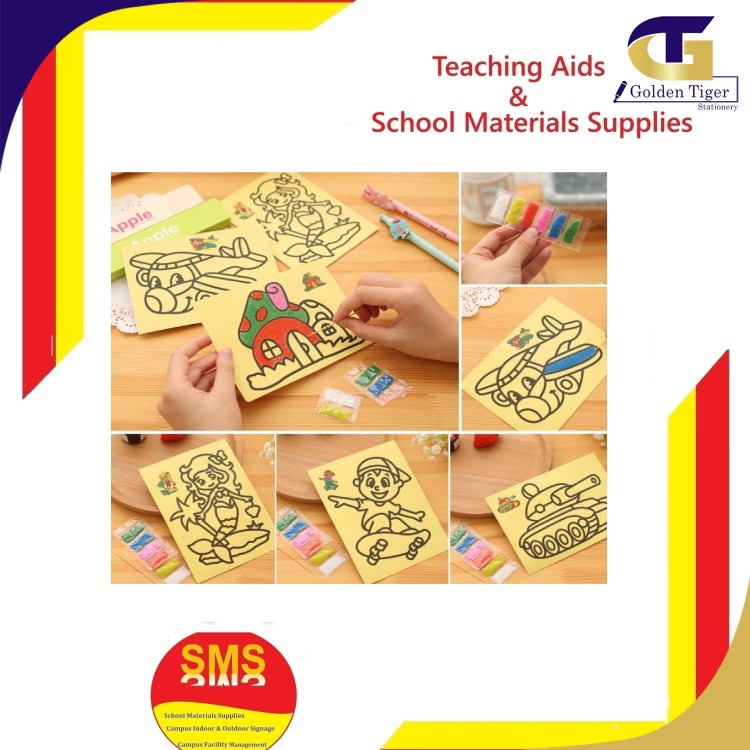 SMS DIY Sand Art ကတ်အကြီး
